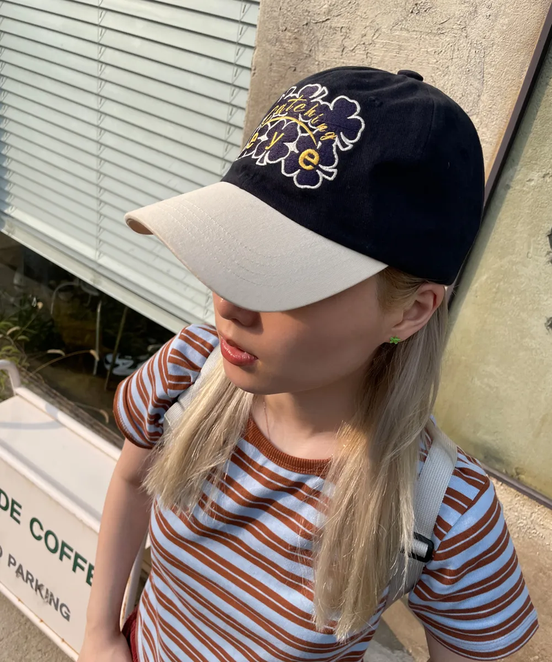 Catching Eye Ball Cap - Dark Navy / Ivory