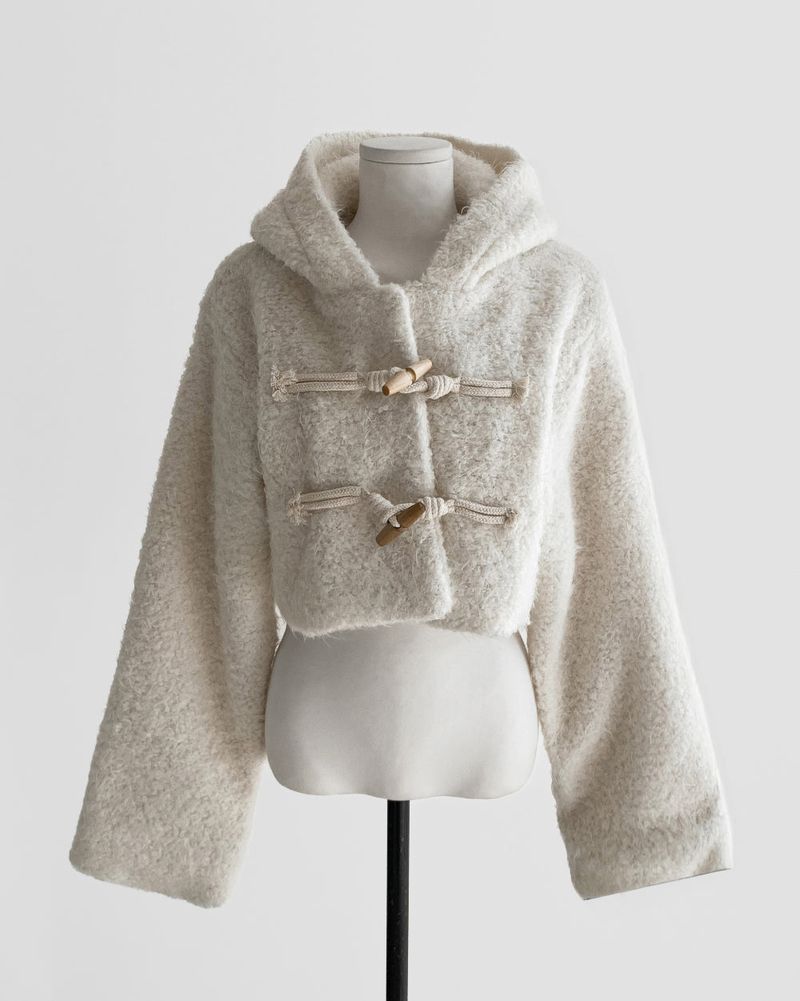 wool brioche crop toggle CT