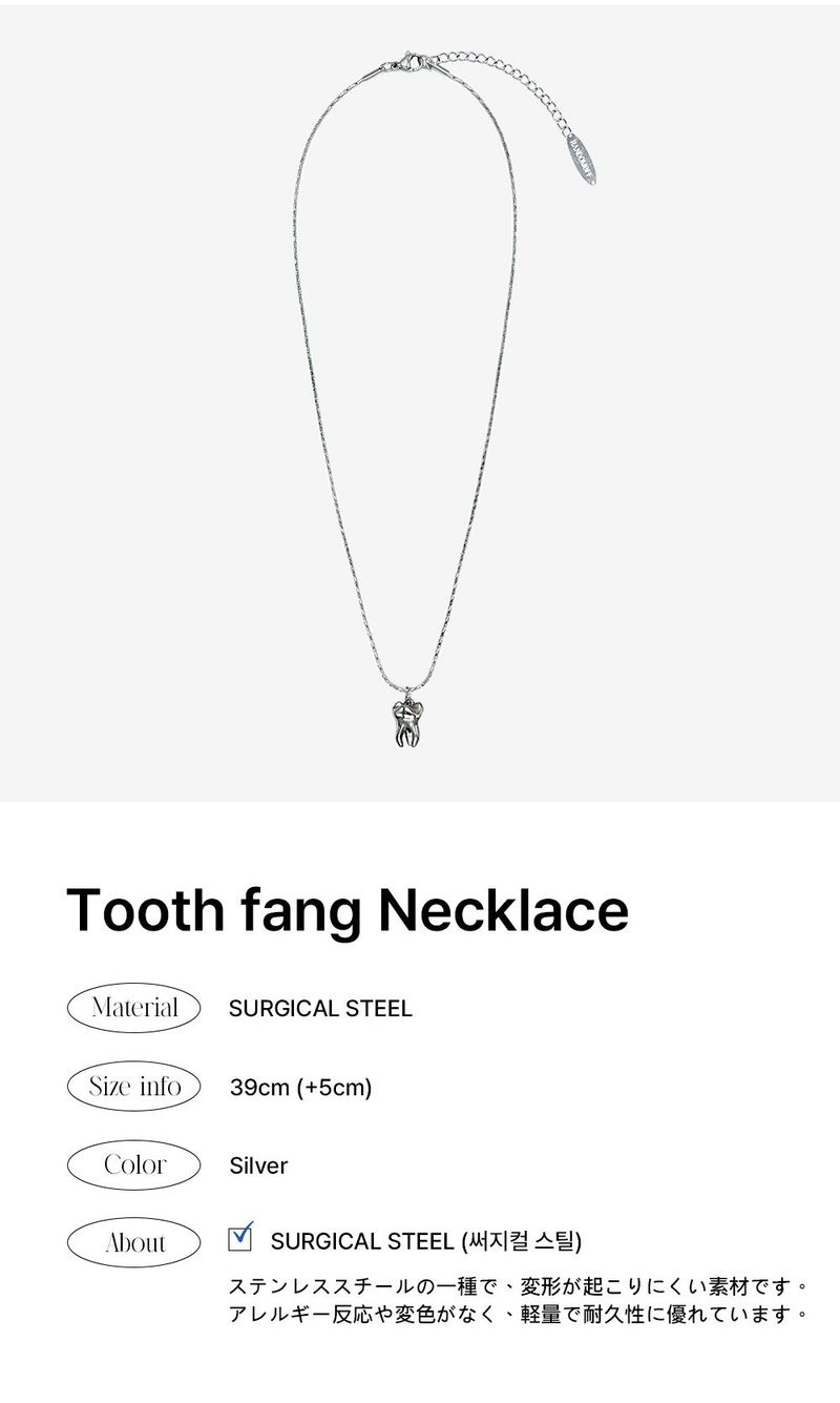 Tooth fang Necklace