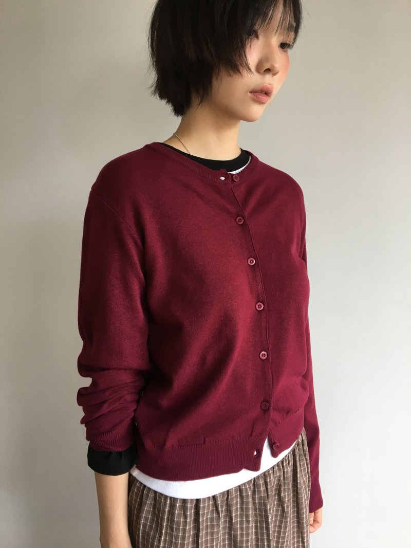 Miji Round Cardigan (5color)