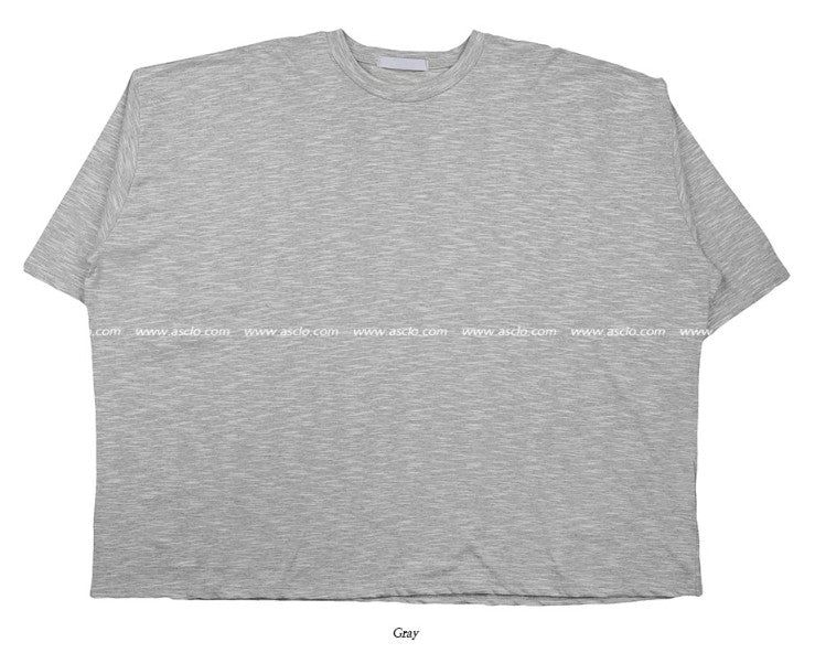 Perfect Slub 3/4 Sleeve Box T (5color)