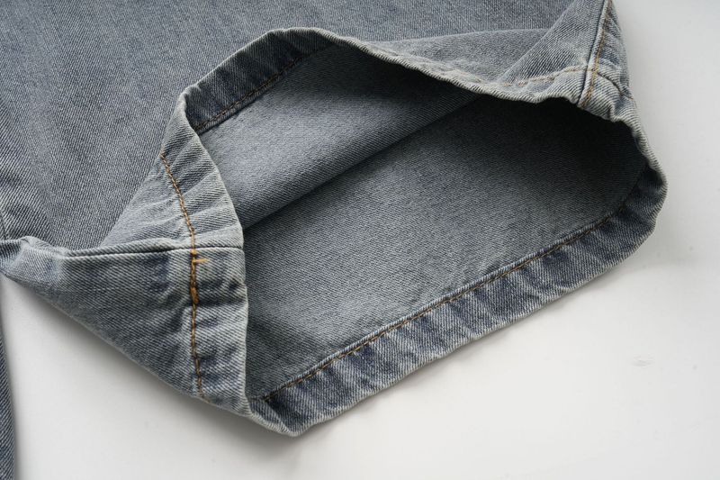 Nora Knit Waist Wide Denim