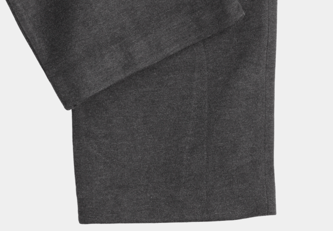 Ever Soft Wool Side Banding Wide Slacks