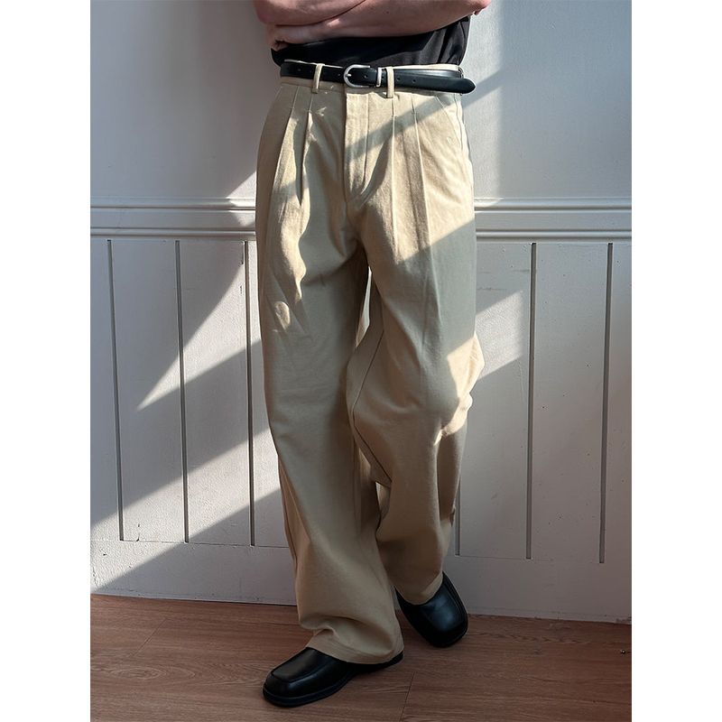 [S/S] エブリツータックコットンパンツ(3color)