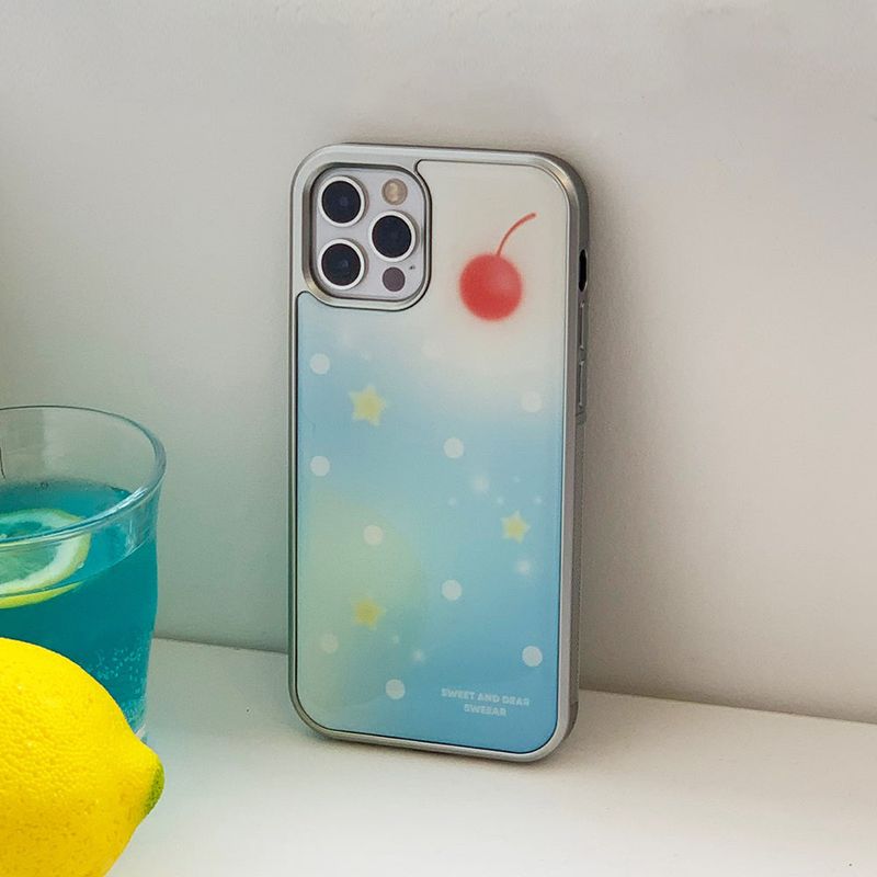 SWEEAR(スウィア)の「BLUE LEMON SODA SILVER EPOXY CASE(Smartphone Accessories)」