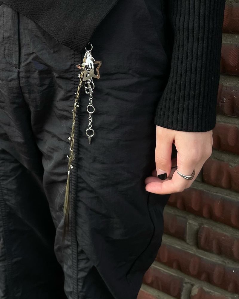 [MADE] Braid Hair Keyring (Blond)