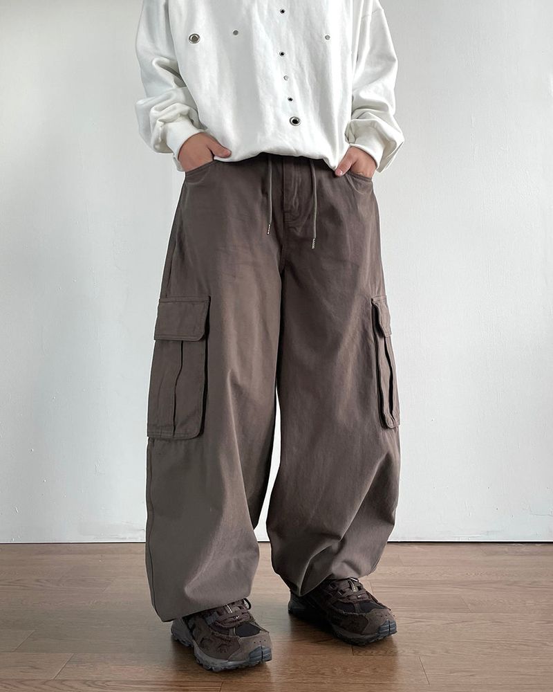 Hype Cargo Cotton Pants 3C