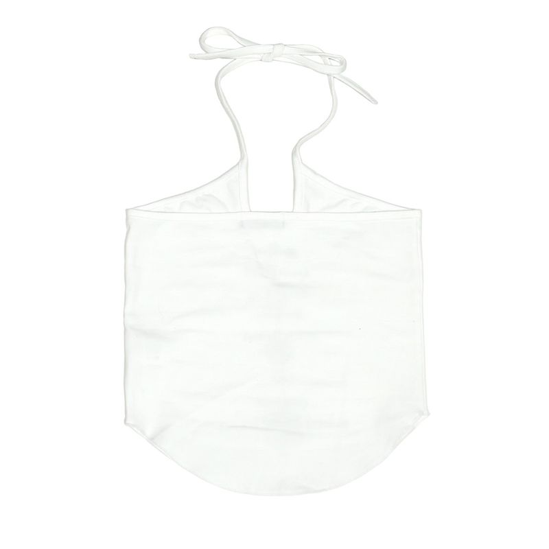 222 Halter neck sleeveless - White