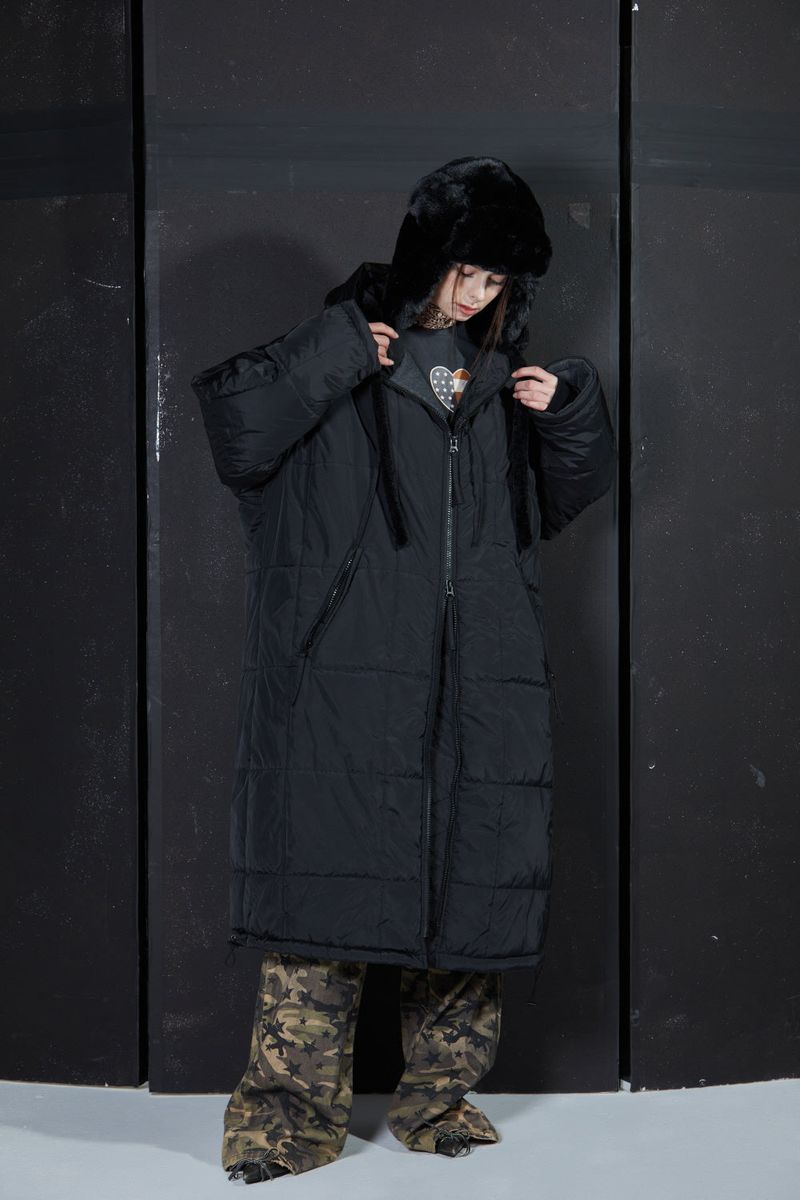 GL LONG PADDING -BLACK
