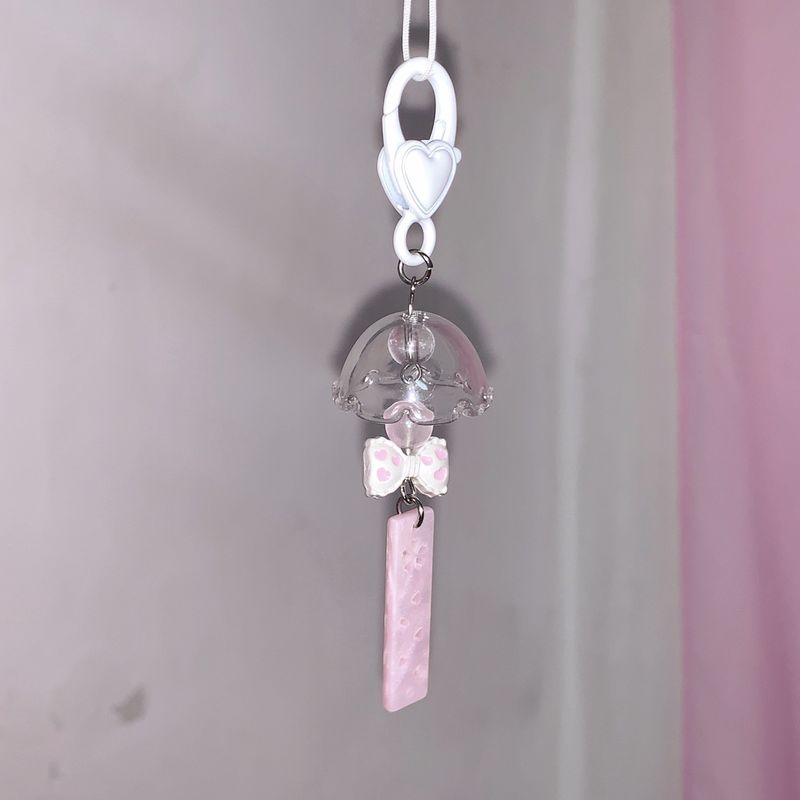 Sakura furin keychain