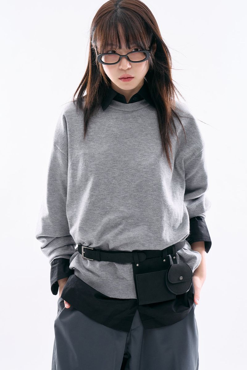 Raucohouse(ラウコハウス)の「Stan round-neck loose knit(Tops)」