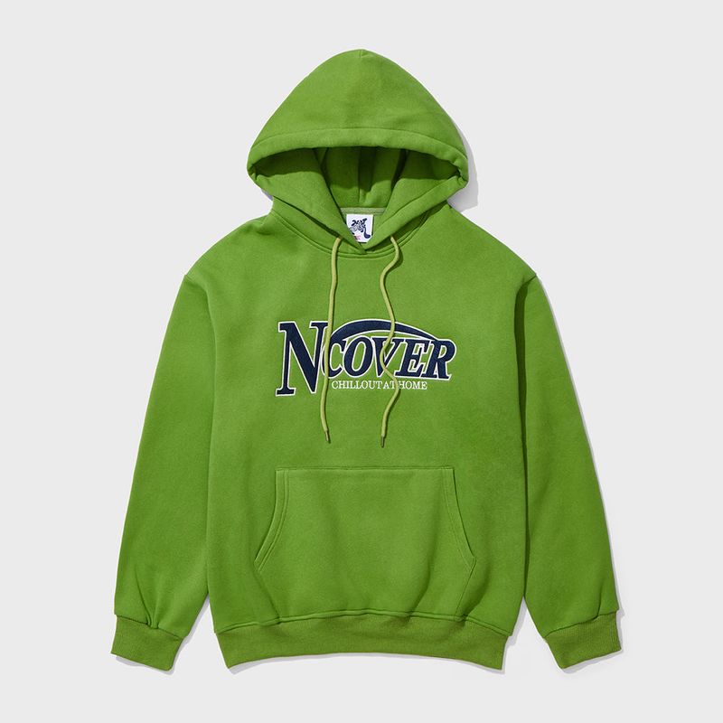 NCOVER（エンカバー）の「SWING LOGO HOODIE - OLIVE GREEN（Tops）」