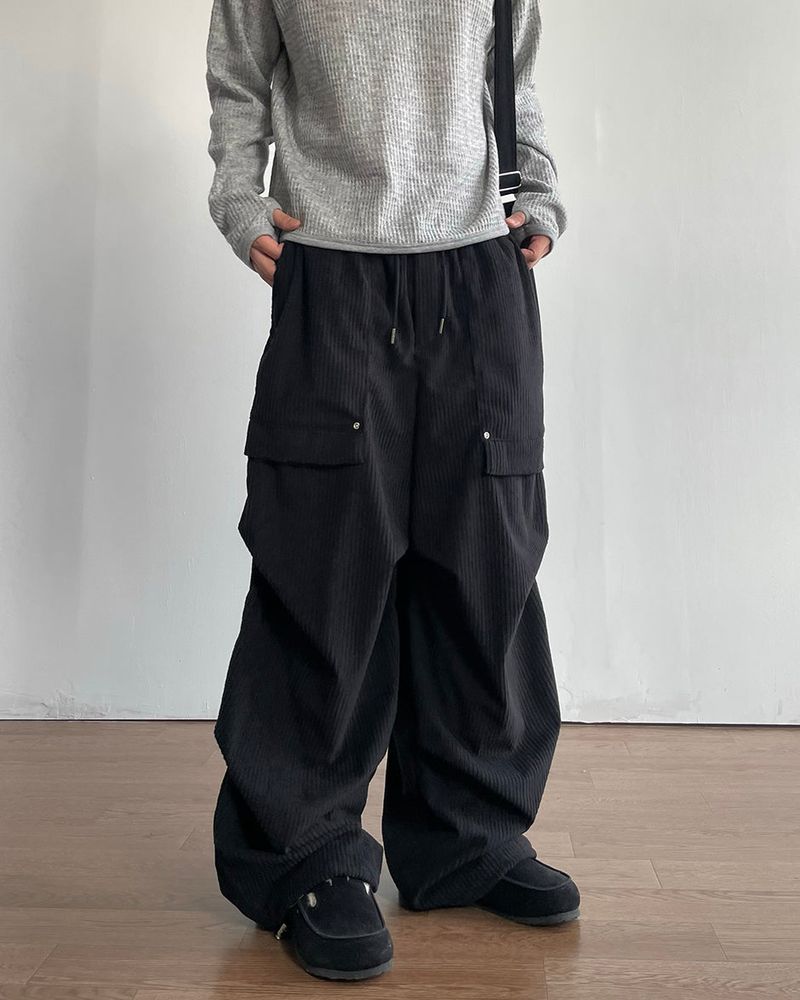 Crip Rivet Corduroy Pants