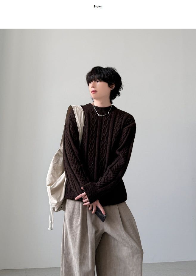 Scone Wool Cable Knit