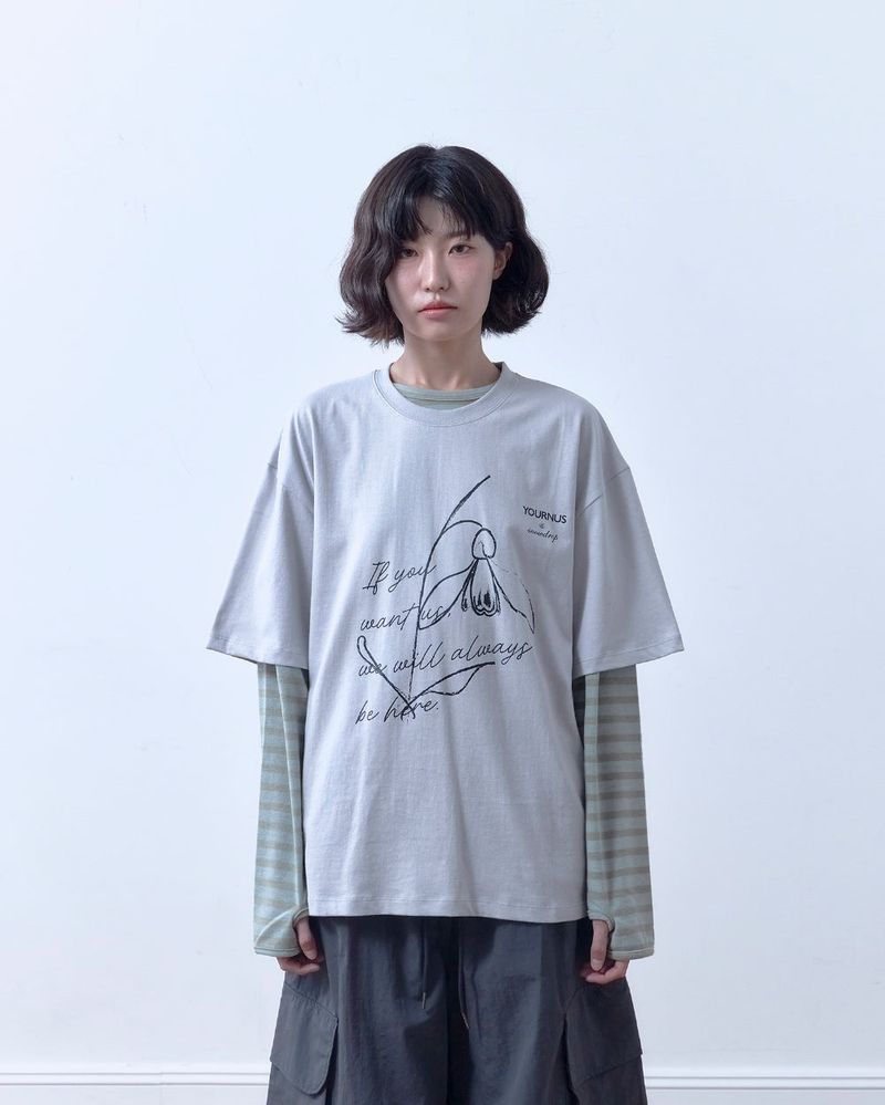 26SS★ Snowdrop Over Half Sleeve