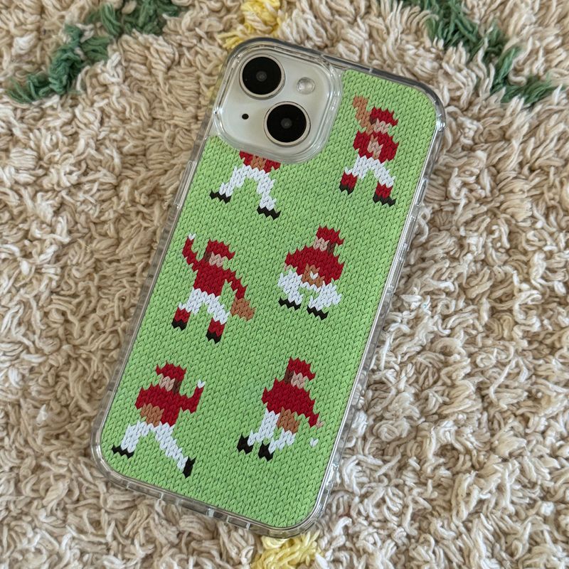 DELPHIN(デルフィン)の「BASEBALL HARD JELL CASE _ RED(Smartphone Accessories)」