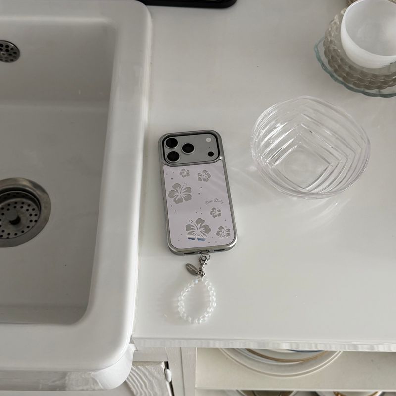 hibiscus mirror bumper case [3 color]
