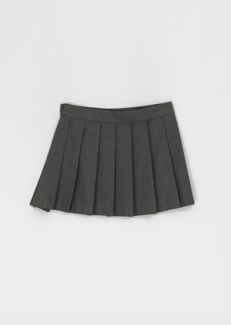 [MADE] Darnell SET - Pleated Mini Wrap Skirt