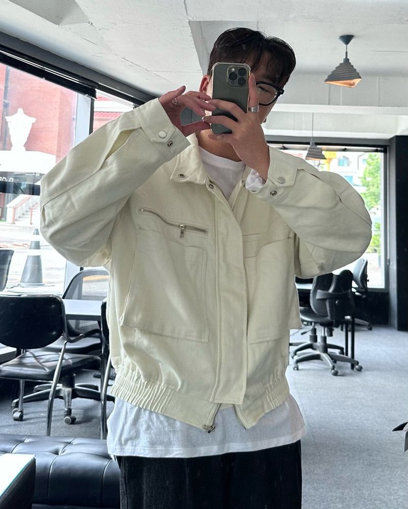 ninty percent two way zipper jacket
