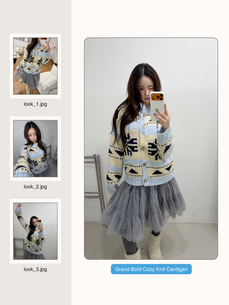 Grand Bold Cozy Knit Cardigan