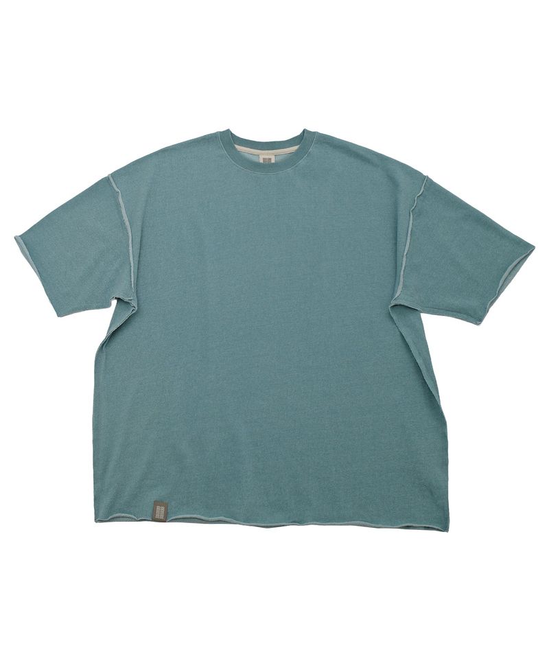 A NOTHING（アナッシング）の「VINTAGE P. DYEING CUT-OUT 1/2 BOX TEE (Mint)（Tops）」