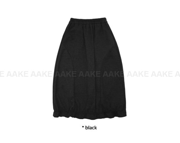 BLOOM CURVE FRILL SKIRT
