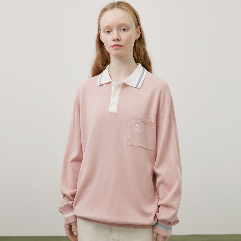 Line Collar Knit
