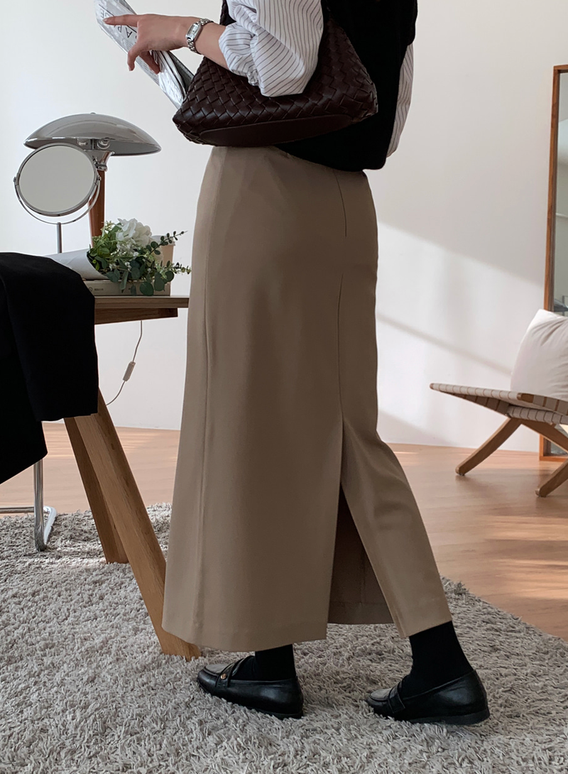 Setter Slit Belt Skirt / 4 colors