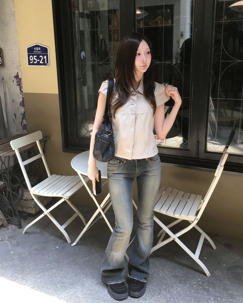 Button half shirts
