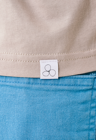 mini slogan t-shirt / fog