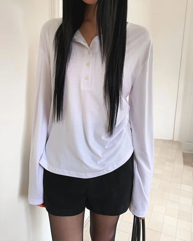[ORIGINAL] Bath Slit Long-Sleeve T-Shirt