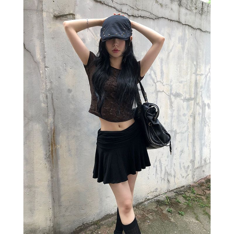Posy Lace Puff T