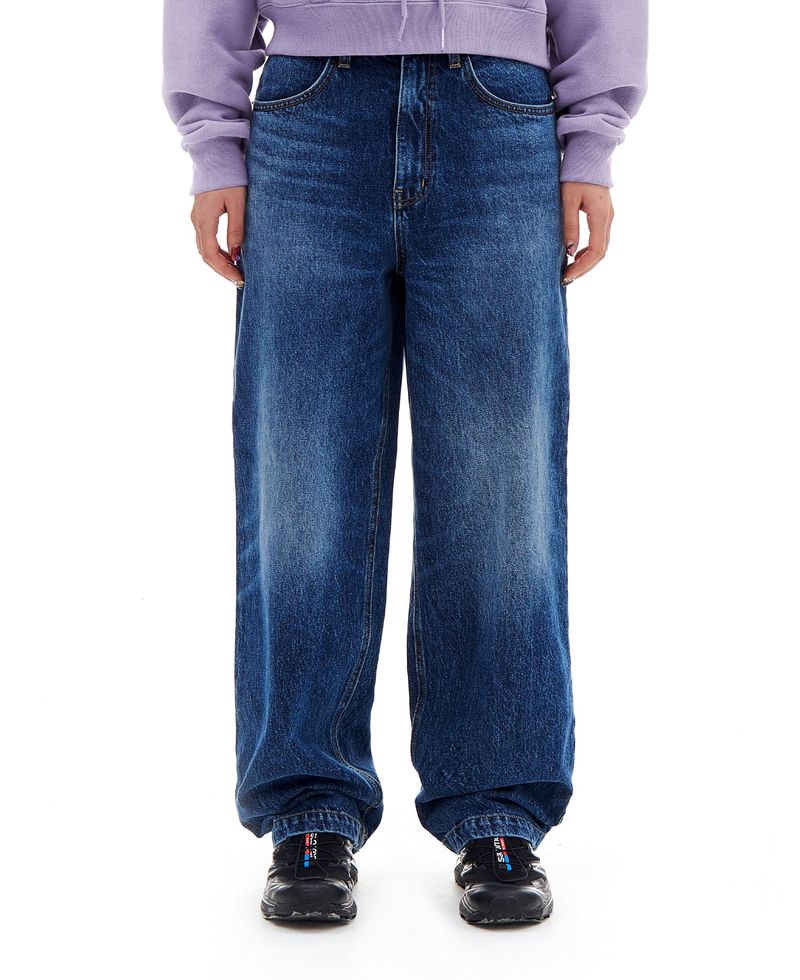 ARCHIVE BOLD（アーカイブボールド）の「RED MOSS LOGO DENIM PANTS (BLUE)（Pants）」