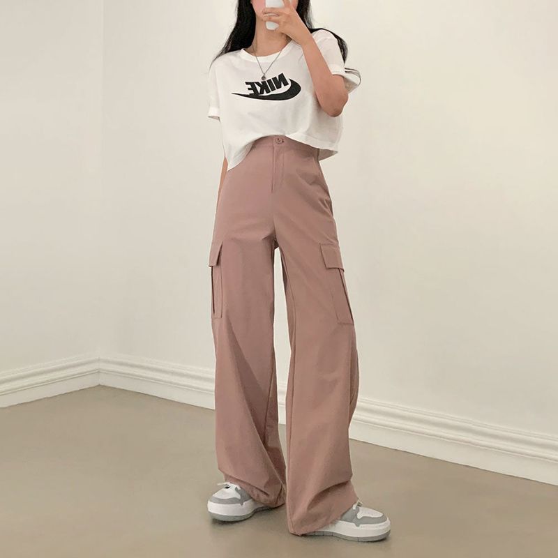 [Bellide made/short, long] Urban two-way string cargo pants