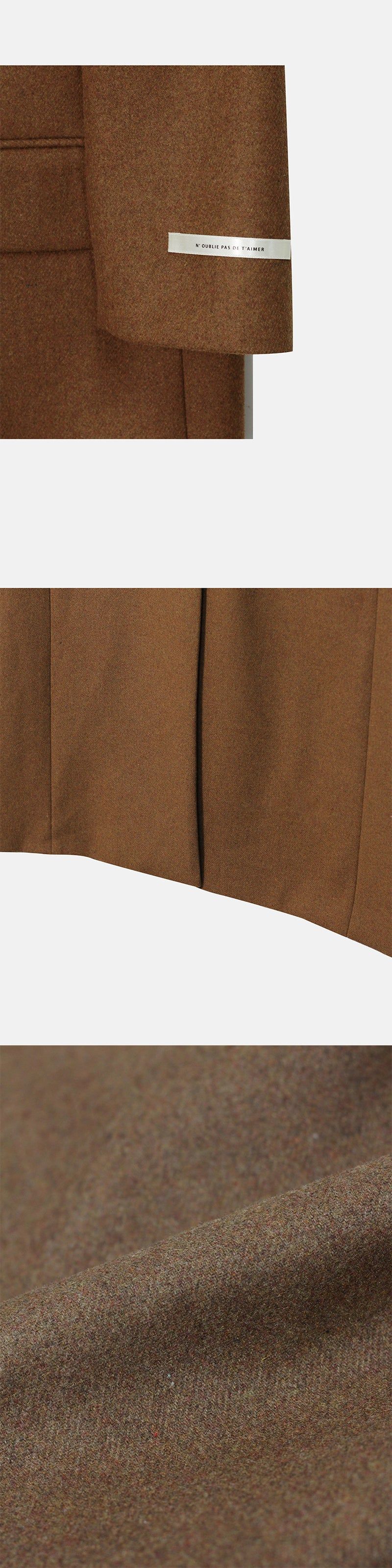  [PREMIUM] Hidden max long coat(2color)