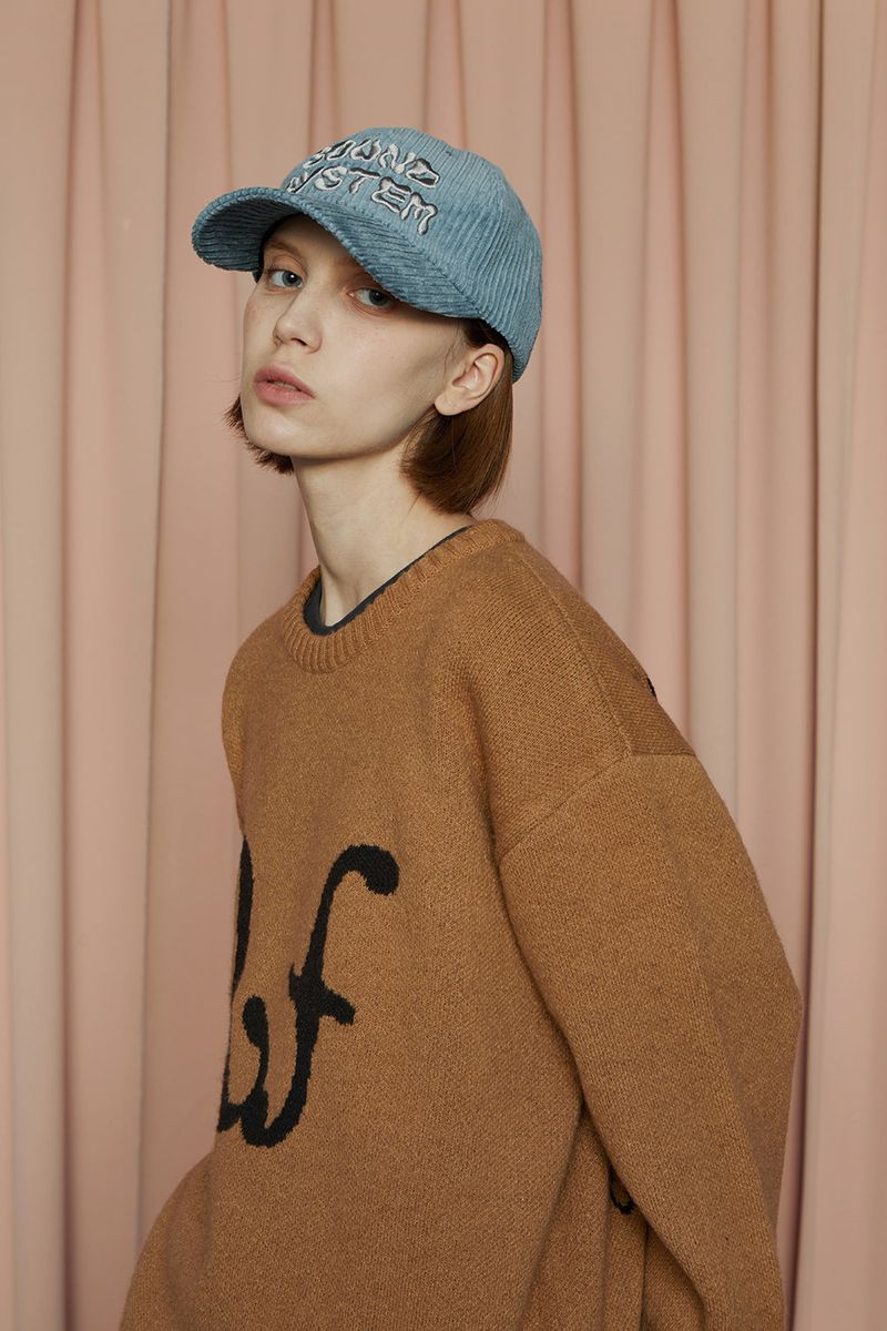 U SHEET MUSIC KNIT / CAMEL