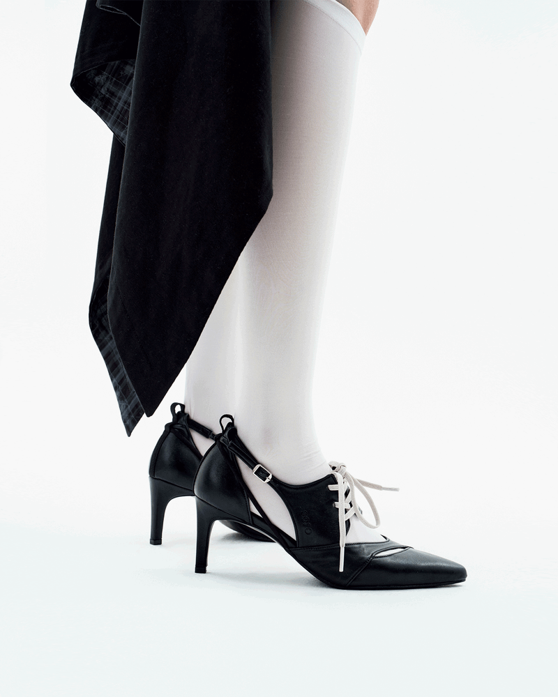 Multistrap Stiletto Heels / Black