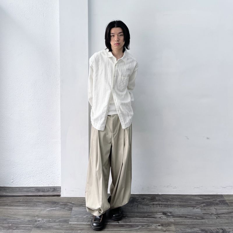 Frayed Textured Shirt