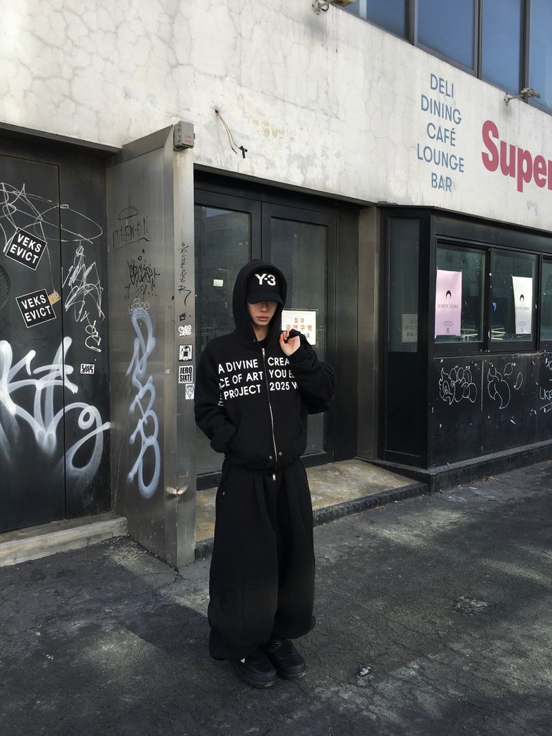 [SET] Lolly Divine Eyelet Crop Hoodie 2C