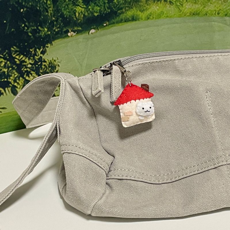 [MADE] Hamster love home Key ring