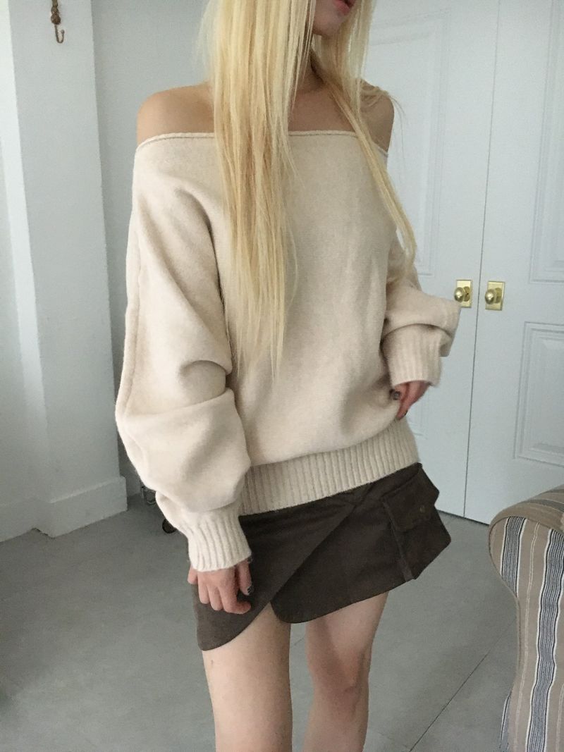 Cozy Off-Shoulder Knit