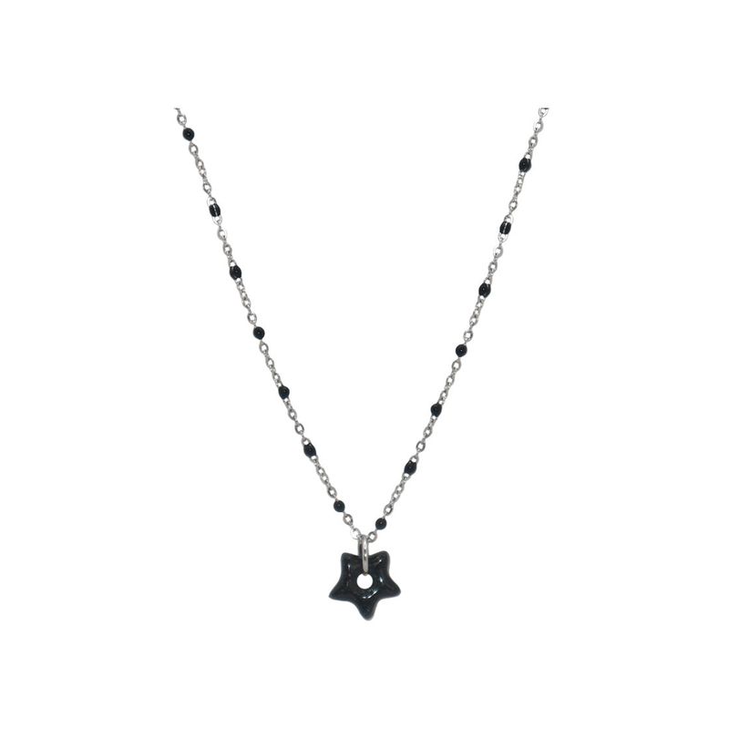gleameep（グリームイープ）の「グリーミングタイニースターネックレス [black]（アクセサリー）」