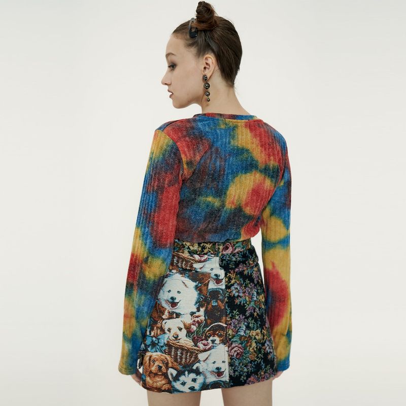 Tie-dye Cupid Knit [Rainbow]