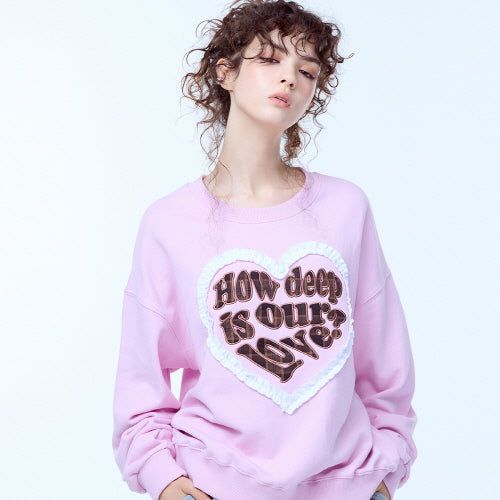LUVISTRUE（ラブイズトゥルー）の「LACE LOVE POINT MTM (PINK)（Tops）」