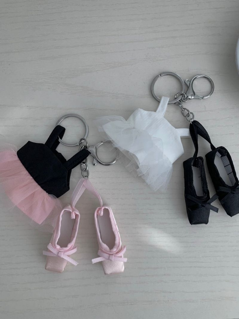 Ballet Tutu&Shoes Keyring