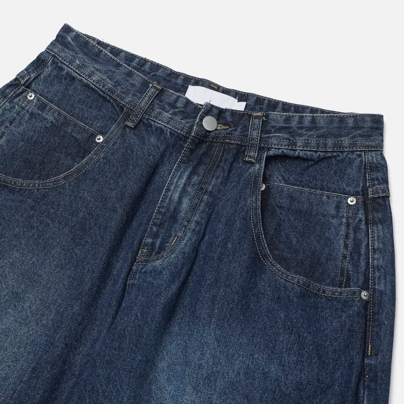 LMN core 7 thread count wide denim pants (2 colors)