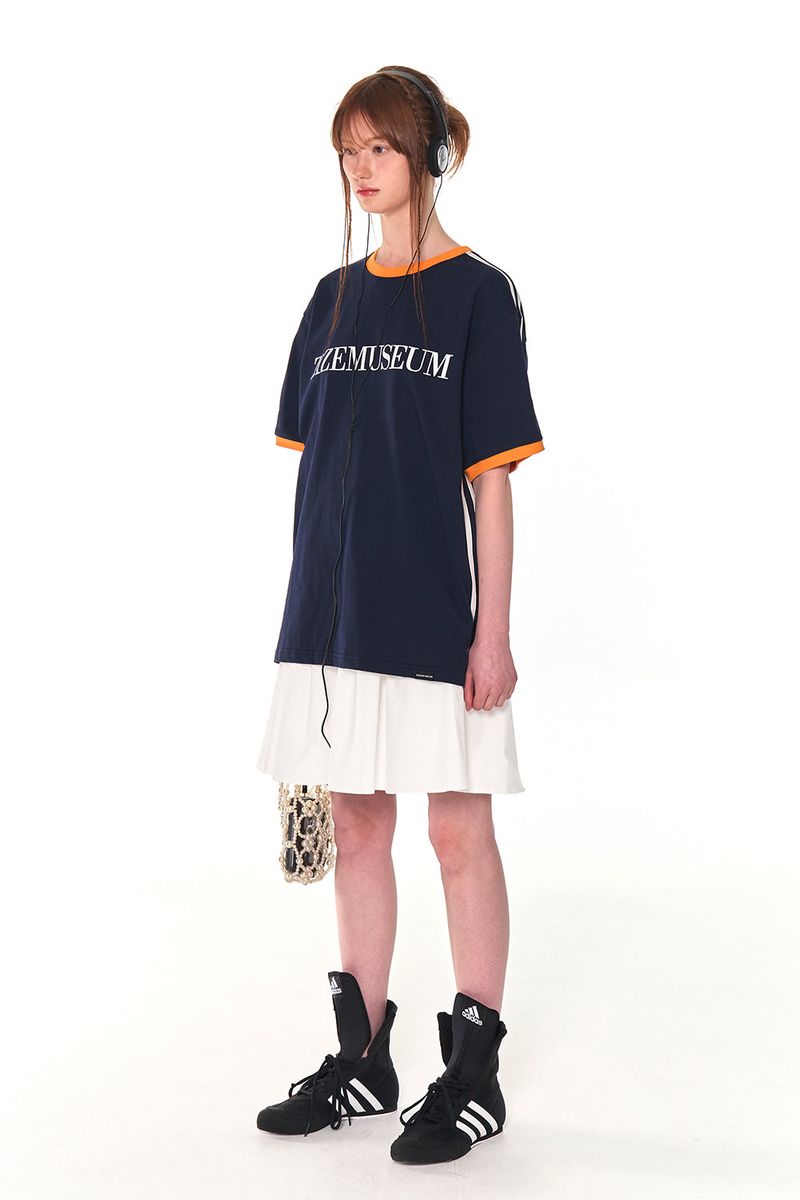 COLORS LINE LINGER LINE T-SHIRTS (NAVY)