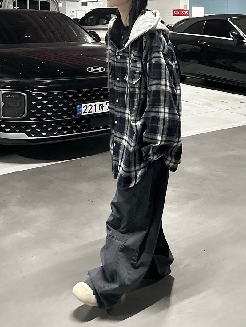 knee panel big balloon pants