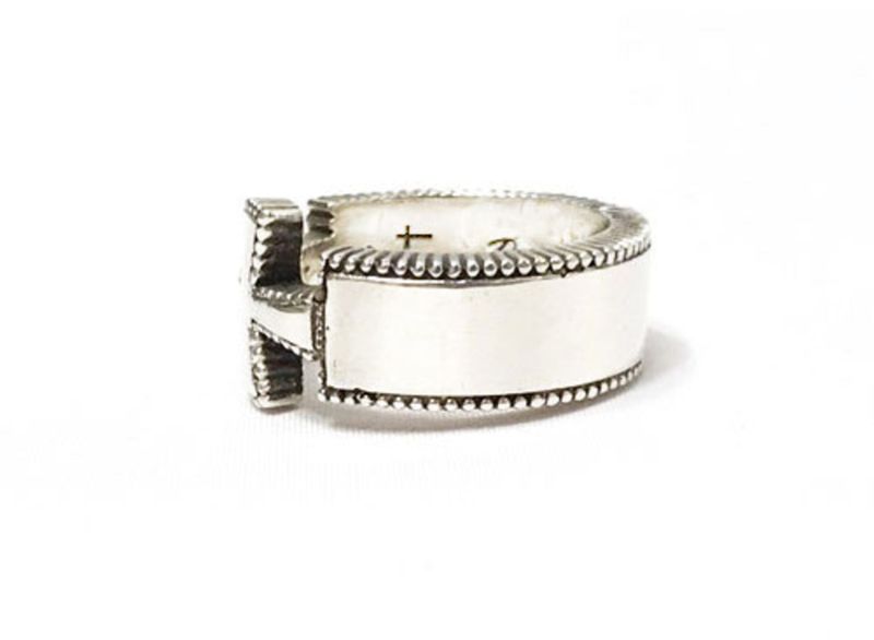 HALF CROSS RING (Thin)