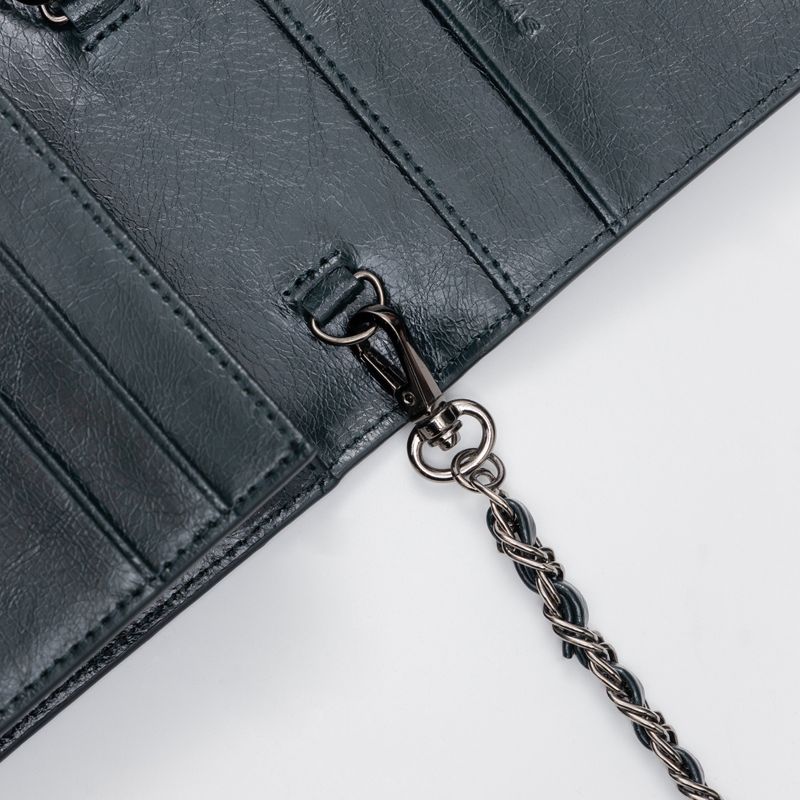 Knotted Wallet Bag (Real Leather-GN)